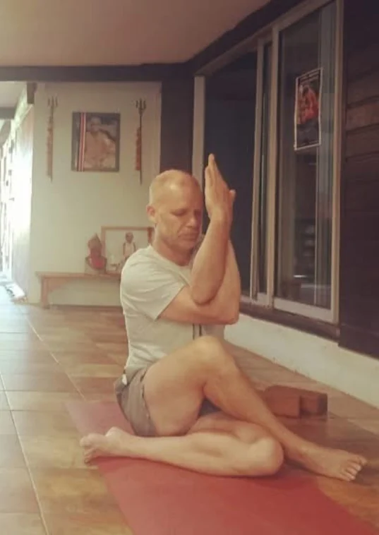 Éric Boisteau dans un moment de pratique sportive